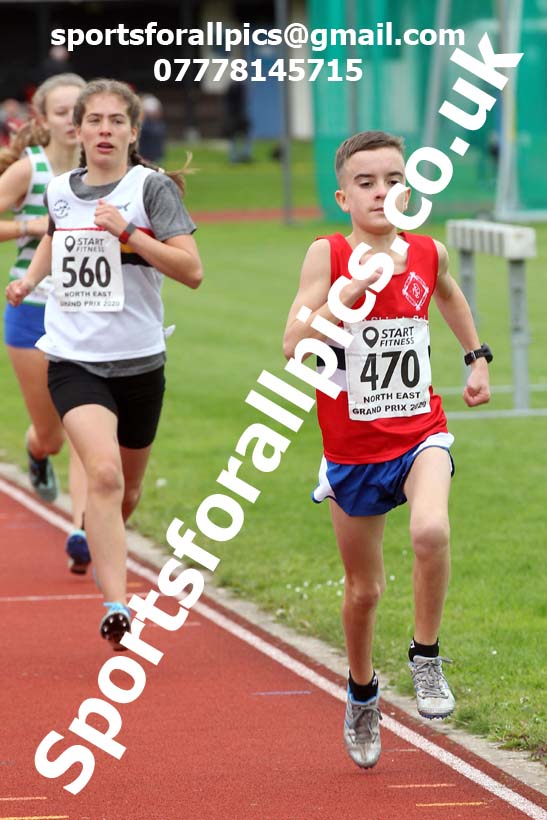 800 metres, NECAA Open Meeting, Morpeth, Sunday, September 27th. David T. Hewitson/Sports for All Pics